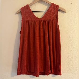 Rachel Ashwell Linen Blend Tank